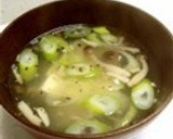 豆腐ときのこのほっこり生姜スープ作り方17写真