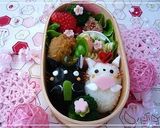 キャラ弁☆ねこちゃんツインズdeお雛様☆作り方7写真