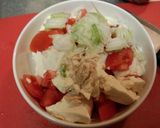 レンジで簡単♪トマトと豆腐の中華スープ♪作り方2写真