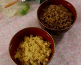 メープルシロップで♡鶏そぼろ&卵そぼろ作り方6写真