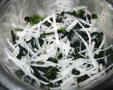 ワカメと大根の酢の物作り方1写真