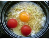 サラダのようなマヨ玉あつあつラーメン鍋♪作り方4写真