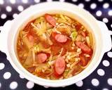 プチッと鍋で☆具だくさん春雨キムチスープ作り方5写真