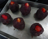 レンジで簡単　いちご大福作り方1写真