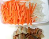 大根の皮と切り昆布の炒め煮(^w^)作り方1写真