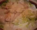 春キャベツと鶏ムネ肉のチーズ蒸し鍋～♪作り方7写真