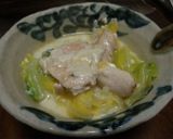 春キャベツと鶏ムネ肉のチーズ蒸し鍋～♪作り方8写真