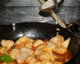 酢豚…いや酢“鶏”？…鶏団子の甘酢和え？作り方7写真