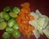 芽キャベツと白菜ミルクスープ♪胃腸風邪に作り方1写真