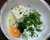 ふわふわ～☆魚すり身と豆腐のレンジ蒸し作り方1写真