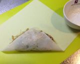 揚げなくてもパリパリ〜ヘルシー春巻き♫作り方3写真