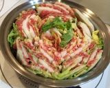 無水鍋・白菜味噌ミルフィーユ作り方3写真