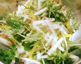 簡単!! ダブル大根と水菜のサラダ♪作り方5写真