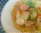 残り野菜消費♥簡単あんかけ固焼きそば作り方8写真