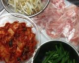 ☆シャキシャキもやしの豚キムチ☆作り方1写真