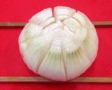 【簡単】丸ごと玉ねぎとベーコンのグラタン作り方1写真