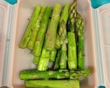 ☆ツマミにアスパラのチェダーチーズがけ☆作り方1写真