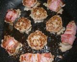 お弁当に♡ベーコン巻ハンバーグ作り方3写真