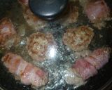 お弁当に♡ベーコン巻ハンバーグ作り方4写真