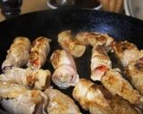 味噌マヨ肉巻き(えのき、人参)作り方5写真