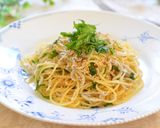 味がキマル！しらす＆大葉の簡単パスタ☆作り方5写真