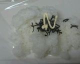肉食満足☆唐揚げマヨおにぎり☆作り方2写真