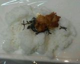 肉食満足☆唐揚げマヨおにぎり☆作り方3写真