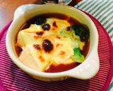 とろ〜り豆腐とブロッコリーのピリ辛スープ作り方3写真