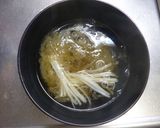 ひなまつりに・さわらのおぼろ昆布汁作り方8写真