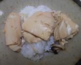 豚ばら肉と豆腐ときのこ煮の丼ぶり作り方8写真