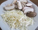 お手軽ロールレタスと茸の食べるスープ作り方1写真