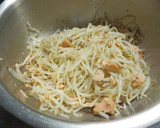 焼き塩しゃけdeもやしの和え物＆大根煮作り方4写真