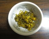 じゃがいもの高菜チーズ乗せ・お弁当にOK作り方2写真