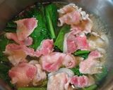 蕎麦つゆ仕立ての常夜鍋作り方5写真