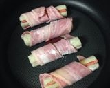 お弁当おかず☆ちくわカニカマベーコン巻☆作り方2写真