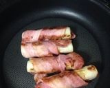 お弁当おかず☆ちくわカニカマベーコン巻☆作り方3写真