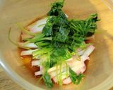 三つ葉とカマボコの辛子醤油和え作り方4写真