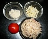玄米チーズリゾット　京都カフェ作り方1写真