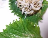 大葉としらすの簡単おにぎり作り方1写真
