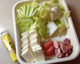 白菜とくずし豆腐のたらこあんかけ☆作り方1写真