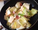 白菜とくずし豆腐のたらこあんかけ☆作り方3写真