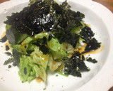 美味しいレタスと焼き海苔のサラダ作り方4写真