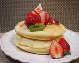 HMでいちごソースのホットケーキ作り方5写真