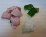 鶏と野菜のバジル炒め作り方1写真