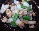 鶏と野菜のバジル炒め作り方4写真