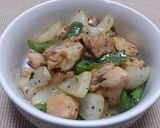 鶏と野菜のバジル炒め作り方5写真