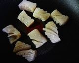 ダイヤモンドカットのこんにゃくソテー作り方7写真