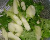 セロリ＆豚肉の炒めもの***作り方1写真