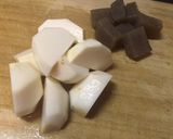 里芋で作る肉じゃが作り方1写真