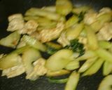 セロリ＆豚肉の炒めもの***作り方3写真